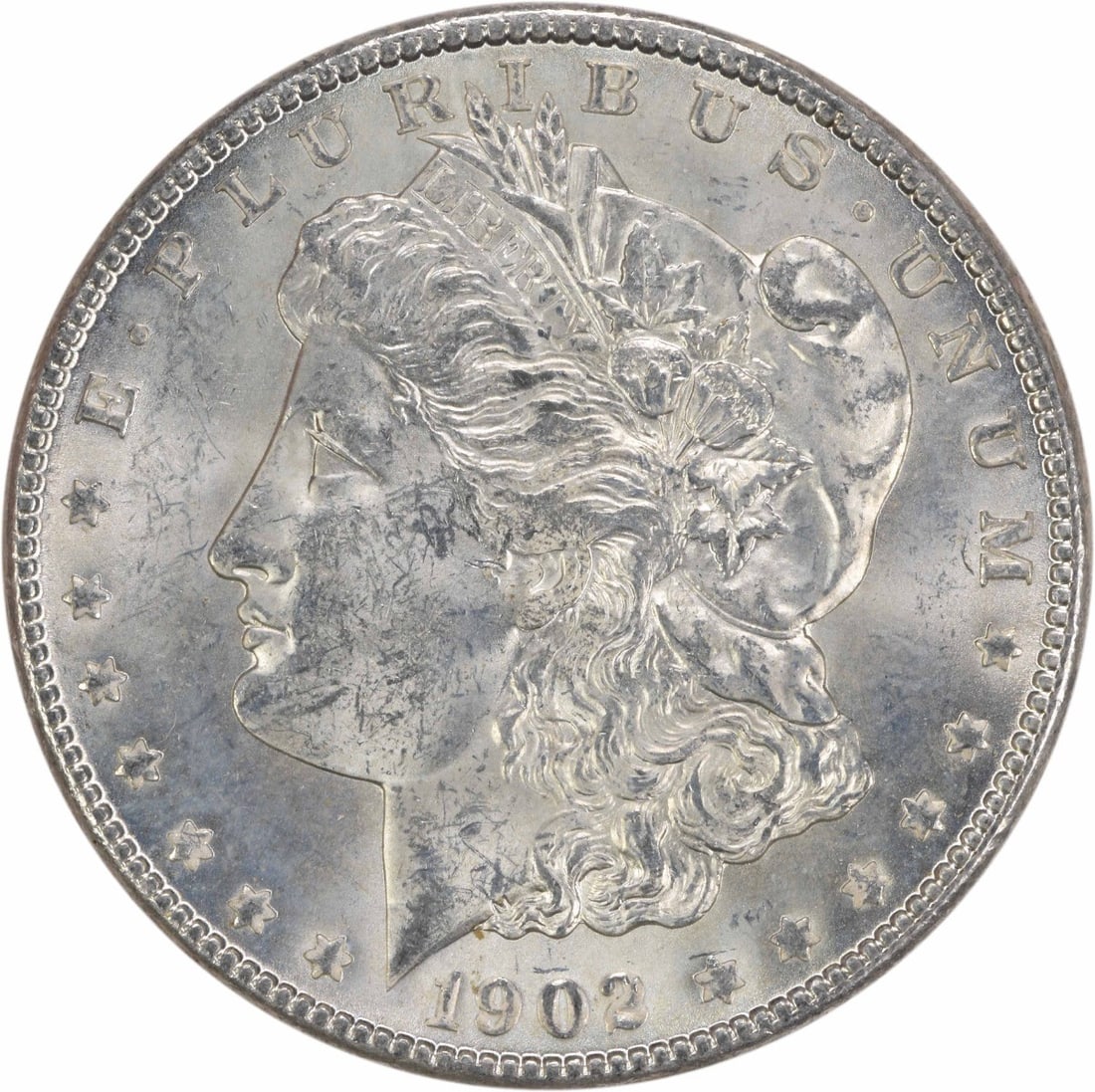 1902 O Morgan dollar BU uncertified silver (1 of 2)