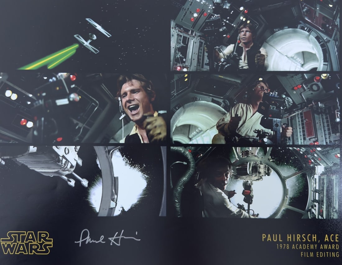 11x14 Beckett Autographed Star Wars photo Paul Hirsch (1 of 1)