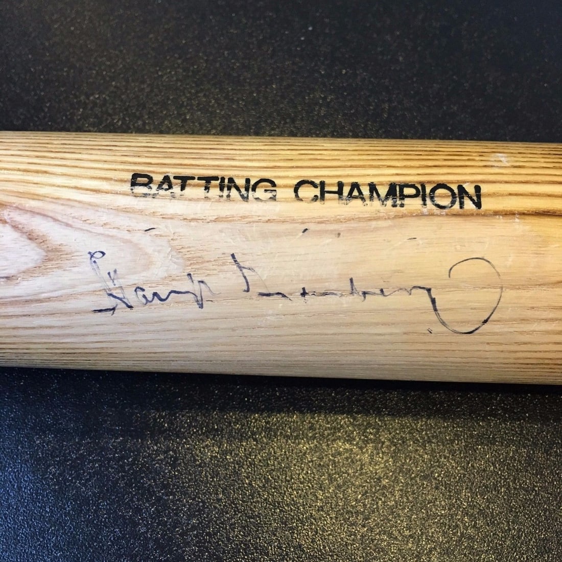 Hank Greenberg autographed Louisville Slugger 30 inch bat JSA COA (1 of 6)