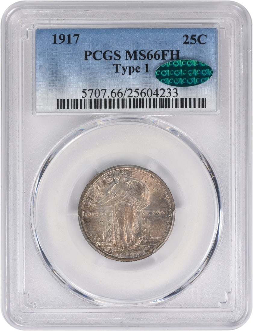 1917 Standing Liberty Silver Quarter MS66FH PCGS Certified Uncirculated (1 of 4)