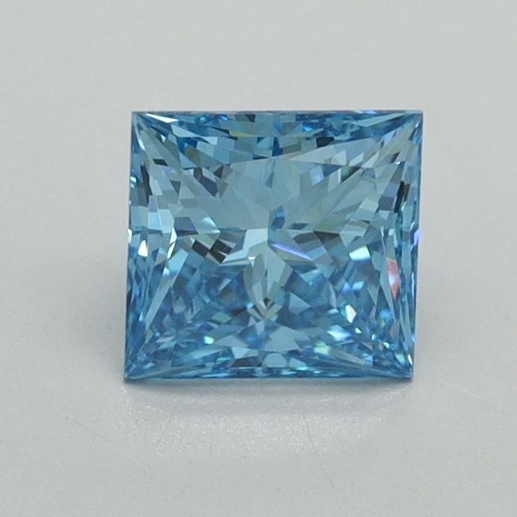 Loose Diamond - PRINCESS 0.91ct Fancy Vivid Blue VS1: Loose Diamond - PRINCESS 0.91ct Fancy Vivid Blue VS1 Source: This is a real non-mined Diamond that has been grown in a lab Shape: PRINCESS Carats: 0.91 Color: Fancy Vivid Blue Certification: IGI Video