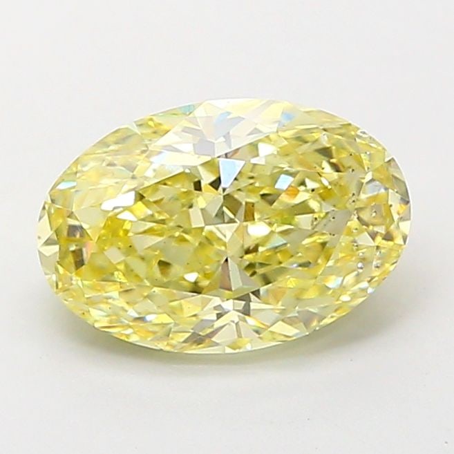 Loose Diamond - OVAL 2.02ct Fancy Yellow SI1: Loose Diamond - OVAL 2.02ct Fancy Yellow SI1 Source: This is a real non-mined Diamond that has been grown in a lab Shape: OVAL Carats: 2.02 Color: Fancy Yellow Certification: IGI Video: