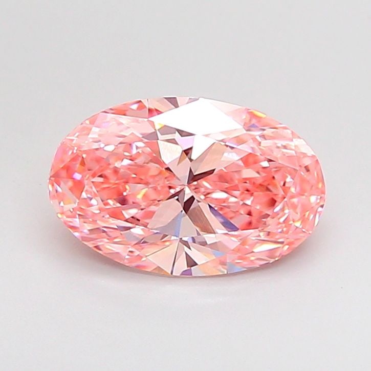 Loose Diamond - OVAL 2.03ct Fancy Vivid Pink VVS2: Loose Diamond - OVAL 2.03ct Fancy Vivid Pink VVS2 Source: This is a real non-mined Diamond that has been grown in a lab Shape: OVAL Carats: 2.03 Color: Fancy Vivid Pink Certification: IGI Video: