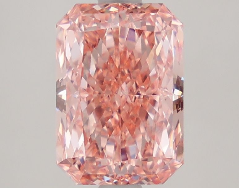 Loose Diamond - RADIANT 2.37ct Fancy Vivid Pink VVS2: Loose Diamond - RADIANT 2.37ct Fancy Vivid Pink VVS2 Source: This is a real non-mined Diamond that has been grown in a lab Shape: RADIANT Carats: 2.37 Color: Fancy Vivid Pink Certification: IGI Video: