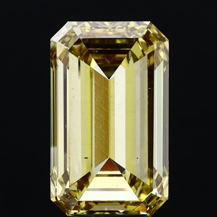 Loose Diamond - EMERALD 10.0ct Fancy Intense Yellow VS2: Loose Diamond - EMERALD 10.0ct Fancy Intense Yellow VS2 Source: This is a real non-mined Diamond that has been grown in a lab Shape: EMERALD Carats: 10.0 Color: Fancy Intense Yellow Certification: IGI