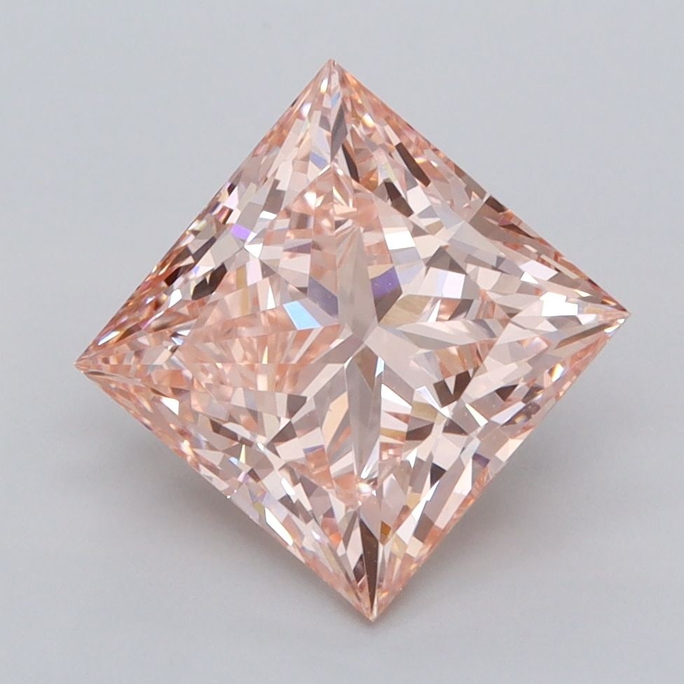 Loose Diamond - PRINCESS 3.01ct Fancy Vivid Pink VVS2: Loose Diamond - PRINCESS 3.01ct Fancy Vivid Pink VVS2 Source: This is a real non-mined Diamond that has been grown in a lab Shape: PRINCESS Carats: 3.01 Color: Fancy Vivid Pink Certification: IGI Vide