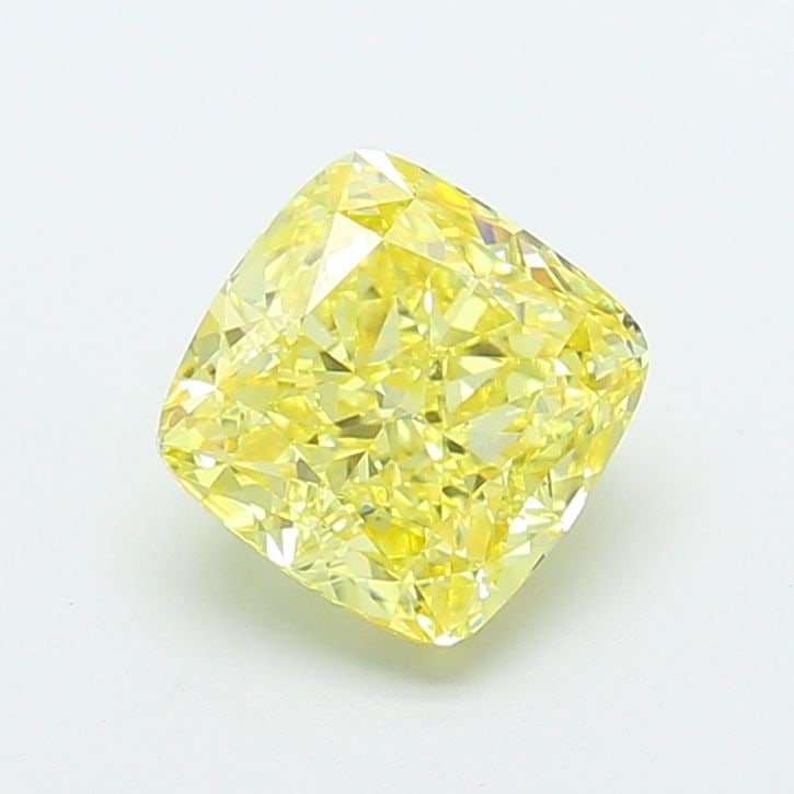 Loose Diamond - CUSHION MODIFIED 2.04ct Fancy Intense Yellow VS1: Loose Diamond - CUSHION MODIFIED 2.04ct Fancy Intense Yellow VS1 Source: This is a real non-mined Diamond that has been grown in a lab Shape: CUSHION MODIFIED Carats: 2.04 Color: Fancy Intense Yellow 