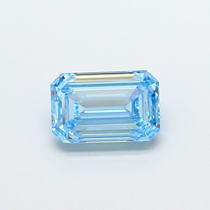 Loose Diamond - EMERALD 1.5ct Fancy Vivid Blue VS1: Loose Diamond - EMERALD 1.5ct Fancy Vivid Blue VS1 Source: This is a real non-mined Diamond that has been grown in a lab Shape: EMERALD Carats: 1.5 Color: Fancy Vivid Blue Certification: IGI Video: