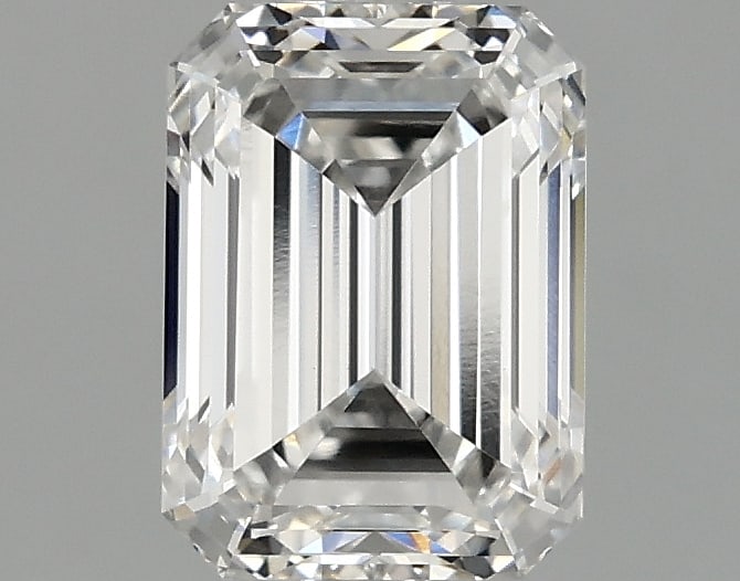 Loose Diamond - EMERALD 1.04ct F VVS2: Loose Diamond - EMERALD 1.04ct F VVS2 Source: This is a real non-mined Diamond that has been grown in a lab Shape: EMERALD Carats: 1.04 Color: F Clarity: VVS2 Certification: IGI Condition: Pre-Owned A