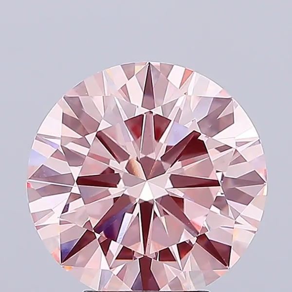 Loose Diamond - ROUND 5.01ct Fancy Intense Pink VS1: Loose Diamond - ROUND 5.01ct Fancy Intense Pink VS1 Source: This is a real non-mined Diamond that has been grown in a lab Shape: ROUND Carats: 5.01 Color: Fancy Intense Pink Certification: IGI Video: