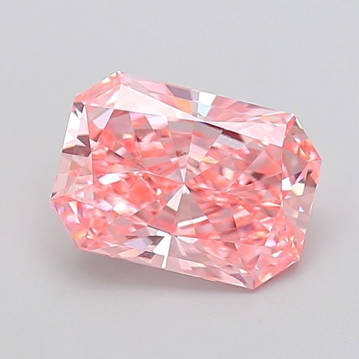 Loose Diamond - RADIANT 3.52ct Fancy Vivid Pink VVS2: Loose Diamond - RADIANT 3.52ct Fancy Vivid Pink VVS2 Source: This is a real non-mined Diamond that has been grown in a lab Shape: RADIANT Carats: 3.52 Color: Fancy Vivid Pink Certification: IGI Video: