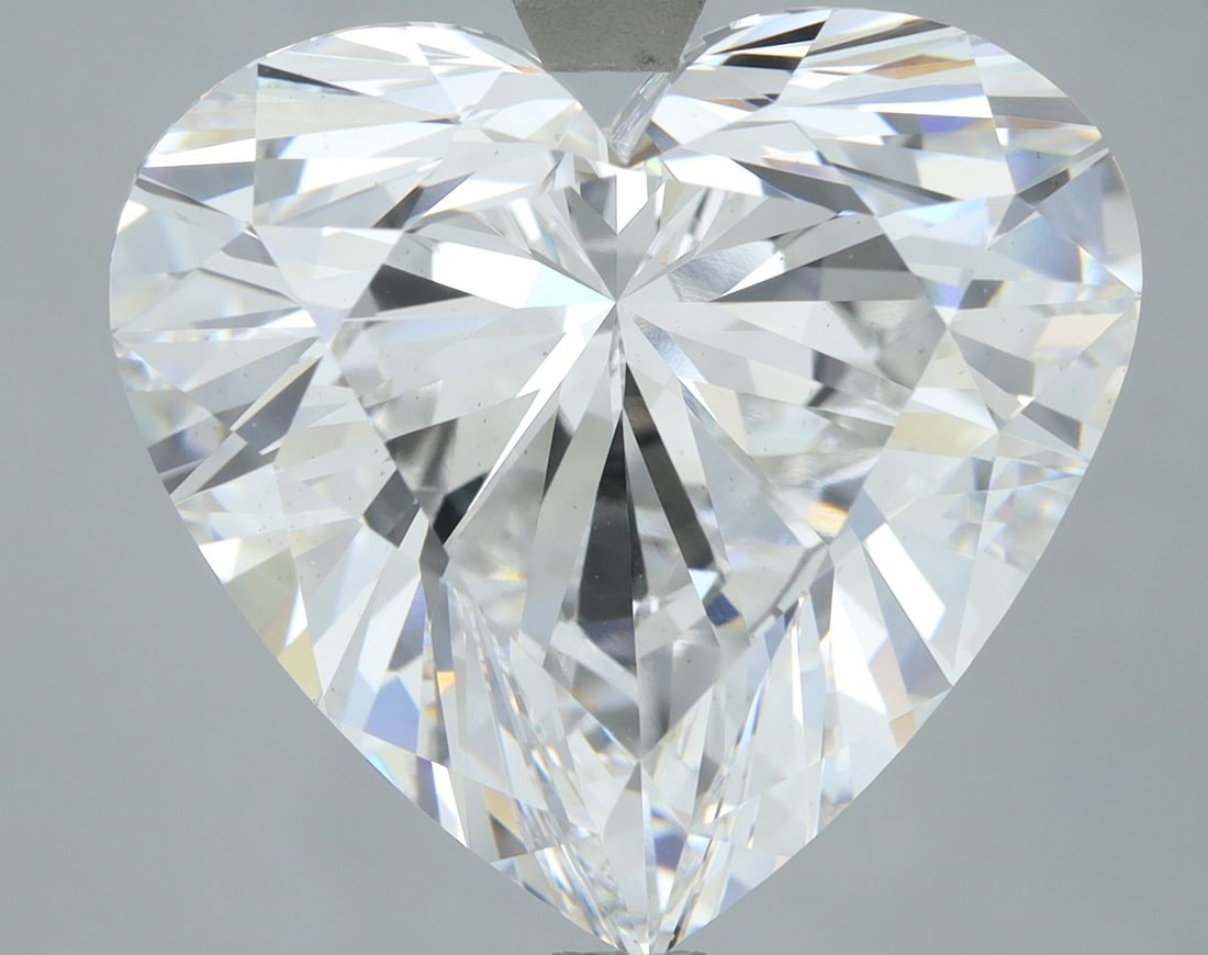 Loose Diamond - HEART 9.24ct E VS1: Loose Diamond - HEART 9.24ct E VS1 Source: This is a real non-mined Diamond that has been grown in a lab Shape: HEART Carats: 9.24 Color: E Clarity: VS1 Certification: IGI Video: