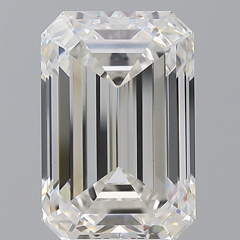 Loose Diamond - EMERALD 5.09ct F VS1: Loose Diamond - EMERALD 5.09ct F VS1 Source: This is a real non-mined Diamond that has been grown in a lab Shape: EMERALD Carats: 5.09 Color: F Clarity: VS1 Certification: IGI Condition: Pre-Owned Add