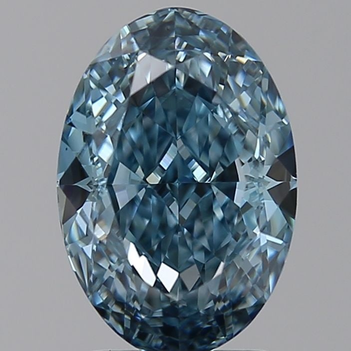 Loose Diamond - OVAL 2.5ct Blue VS1: Loose Diamond - OVAL 2.5ct Blue VS1 Source: This is a real non-mined Diamond that has been grown in a lab Shape: OVAL Carats: 2.5 Color: Blue Certification: NONE Video: