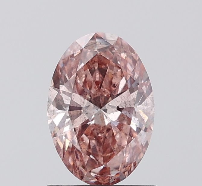 Loose Diamond - OVAL 1.02ct Fancy Intense Brown Pink SI2: Loose Diamond - OVAL 1.02ct Fancy Intense Brown Pink SI2 Source: This is a real non-mined Diamond that has been grown in a lab Shape: OVAL Carats: 1.02 Color: Fancy Intense Brown Pink Certification: I