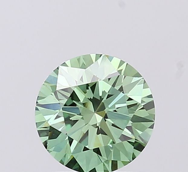 Ideal Loose Diamond - ROUND 1.23ct Fancy Vivid Green VS1: Ideal Loose Diamond - ROUND 1.23ct Fancy Vivid Green VS1 Source: This is a real non-mined Diamond that has been grown in a lab Shape: ROUND Carats: 1.23 Color: Fancy Vivid Green Certification: IGI Vid