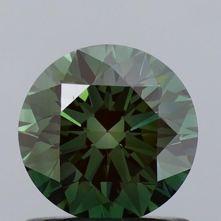 Loose Diamond - ROUND 0.96ct Fancy Vivid Green VS1 (1 of 1)