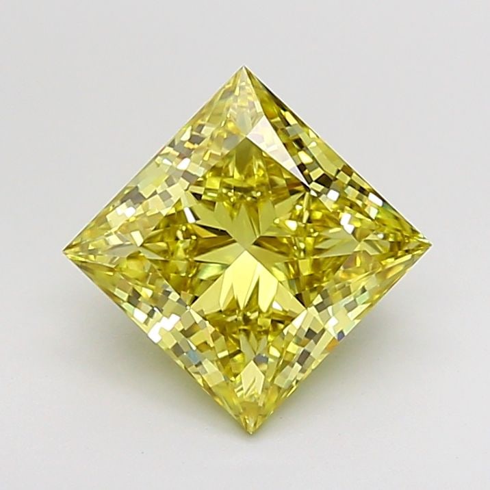 Loose Diamond - PRINCESS 3.07ct Fancy Intense Yellow VS1: Loose Diamond - PRINCESS 3.07ct Fancy Intense Yellow VS1 Source: This is a real non-mined Diamond that has been grown in a lab Shape: PRINCESS Carats: 3.07 Color: Fancy Intense Yellow Certification: I