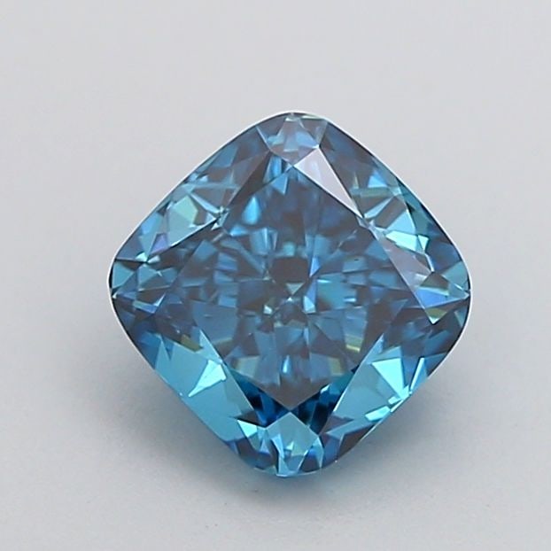 Loose Diamond - CUSHION MODIFIED 1.01ct Fancy Vivid Blue VS1: Loose Diamond - CUSHION MODIFIED 1.01ct Fancy Vivid Blue VS1 Source: This is a real non-mined Diamond that has been grown in a lab Shape: CUSHION MODIFIED Carats: 1.01 Color: Fancy Vivid Blue Certific