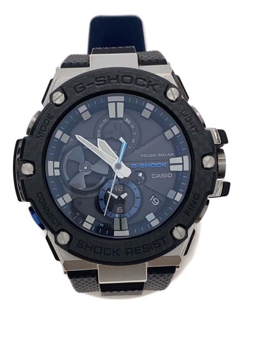 Casio G Shock Black Rubber Men's Wristwatch GST B100XA 1AJF: Casio G Shock Black Rubber Men's Wristwatch GST B100XA 1AJF This CASIO G-SHOCK GST-B100XA-1AJF men's wristwatch features a durable black rubber band and a robust case, designed for both style and resi