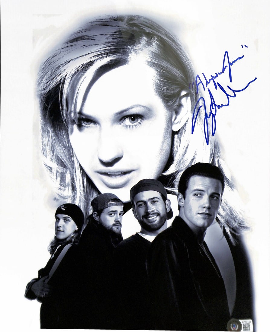 Joey Lauren Adams Signed 11x14 Chasing Amy Photo Inscribed Alyssa Jones BAS: Joey Lauren Adams Signed 11x14 Chasing Amy Photo Inscribed Alyssa Jones BAS This autographed 11X14 photograph features Joey Lauren Adams as Alyssa Jones from the film "Chasing Amy." The photograph is 