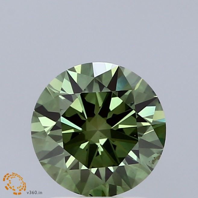 Loose Diamond - ROUND 1.51ct Fancy Vivid Green VS1: Loose Diamond - ROUND 1.51ct Fancy Vivid Green VS1 Source: This is a real non-mined Diamond that has been grown in a lab Shape: ROUND Carats: 1.51 Color: Fancy Vivid Green Certification: IGI Video: