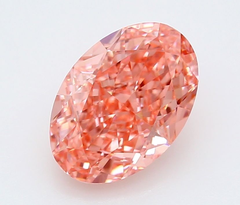 Loose Diamond - OVAL 3.08ct Fancy Vivid Pink VVS2: Loose Diamond - OVAL 3.08ct Fancy Vivid Pink VVS2 Source: This is a real non-mined Diamond that has been grown in a lab Shape: OVAL Carats: 3.08 Color: Fancy Vivid Pink Certification: IGI Video: