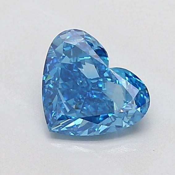 Loose Diamond - HEART 1.03ct Fancy Vivid Blue VS1: Loose Diamond - HEART 1.03ct Fancy Vivid Blue VS1 Source: This is a real non-mined Diamond that has been grown in a lab Shape: HEART Carats: 1.03 Color: Fancy Vivid Blue Certification: IGI Video: