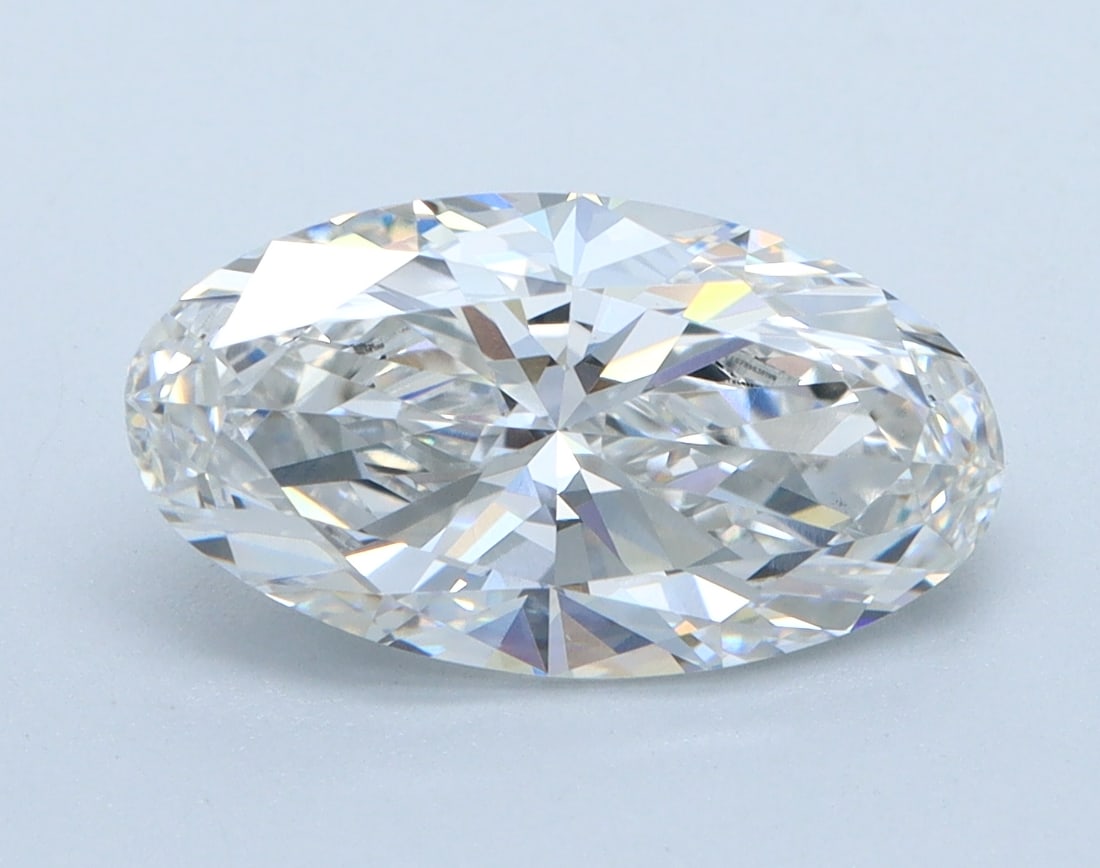 Loose Diamond - MOVAL 2ct F VS1: Loose Diamond - MOVAL 2ct F VS1 Source: This is a real non-mined Diamond that has been grown in a lab Shape: MOVAL Carats: 2 Color: F Clarity: VS1 Certification: IGI Condition: Pre-Owned Additional im