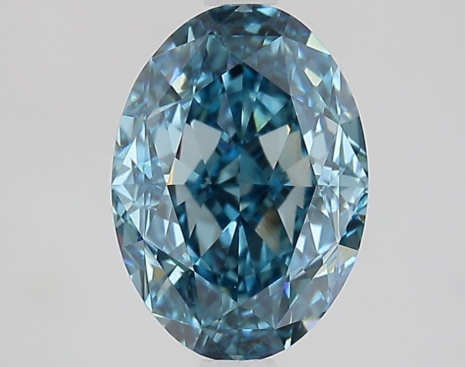 Loose Diamond - OVAL 2.8ct Fancy Vivid Blue VVS2: Loose Diamond - OVAL 2.8ct Fancy Vivid Blue VVS2 Source: This is a real non-mined Diamond that has been grown in a lab Shape: OVAL Carats: 2.8 Color: Fancy Vivid Blue Certification: IGI Video: