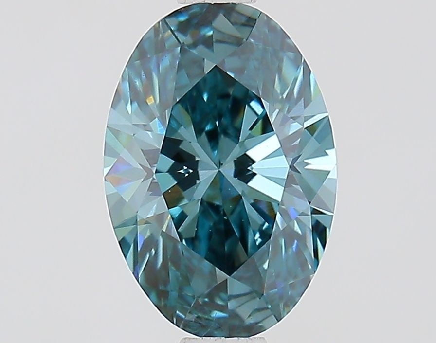 Loose Diamond - OVAL 1.11ct Fancy Vivid Blue VS1: Loose Diamond - OVAL 1.11ct Fancy Vivid Blue VS1 Source: This is a real non-mined Diamond that has been grown in a lab Shape: OVAL Carats: 1.11 Color: Fancy Vivid Blue Certification: IGI Video: