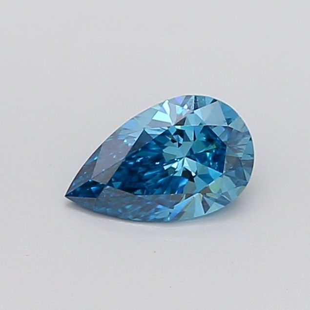 Loose Diamond - PEAR 0.96ct Fancy Vivid Blue VVS2: Loose Diamond - PEAR 0.96ct Fancy Vivid Blue VVS2 Source: This is a real non-mined Diamond that has been grown in a lab Shape: PEAR Carats: 0.96 Color: Fancy Vivid Blue Certification: IGI Additional i