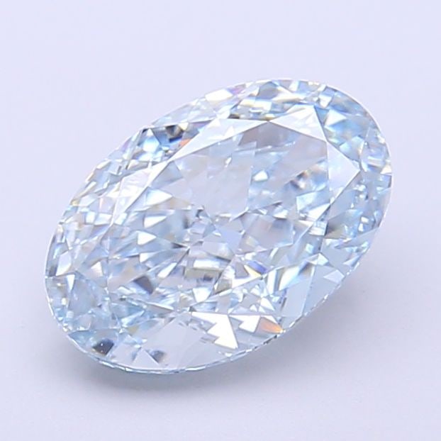 Loose Diamond - OVAL 1.85ct Fancy Intense Blue VVS2: Loose Diamond - OVAL 1.85ct Fancy Intense Blue VVS2 Source: This is a real non-mined Diamond that has been grown in a lab Shape: OVAL Carats: 1.85 Color: Fancy Intense Blue Certification: IGI Video: