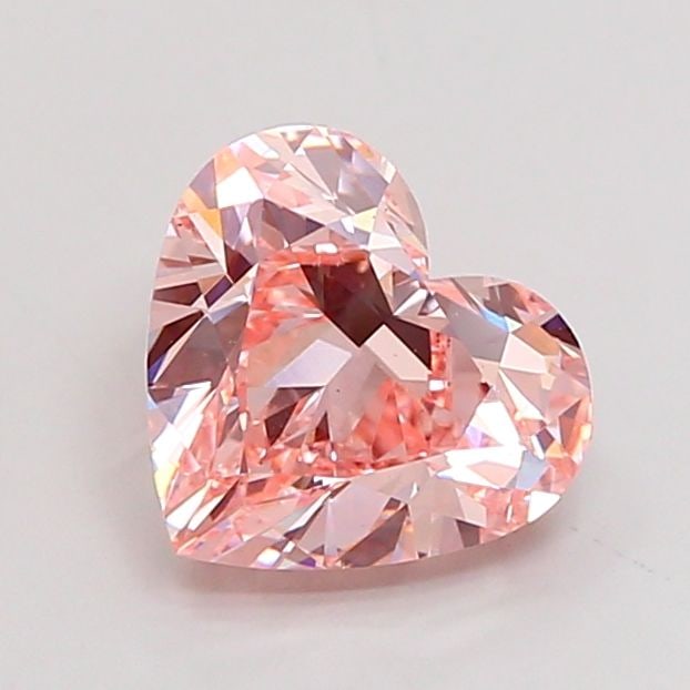 Loose Diamond - HEART 3.52ct Fancy Intense Pink VS1: Loose Diamond - HEART 3.52ct Fancy Intense Pink VS1 Source: This is a real non-mined Diamond that has been grown in a lab Shape: HEART Carats: 3.52 Color: Fancy Intense Pink Certification: IGI Video: