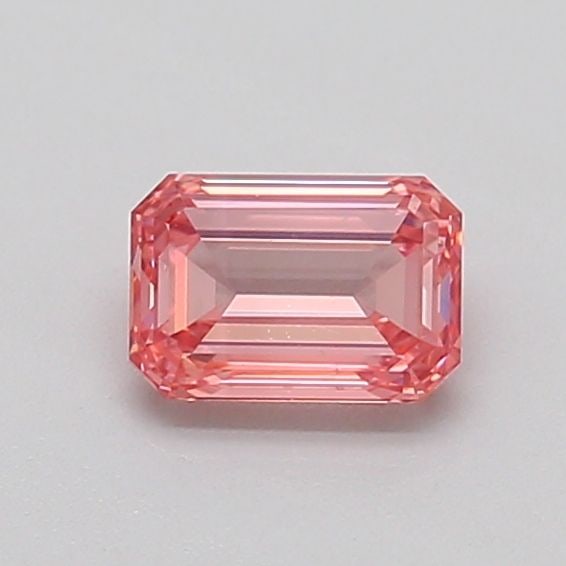 Loose Diamond - EMERALD 0.51ct Fancy Intense Pink VS2: Loose Diamond - EMERALD 0.51ct Fancy Intense Pink VS2 Source: This is a real non-mined Diamond that has been grown in a lab Shape: EMERALD Carats: 0.51 Color: Fancy Intense Pink Certification: IGI Vid