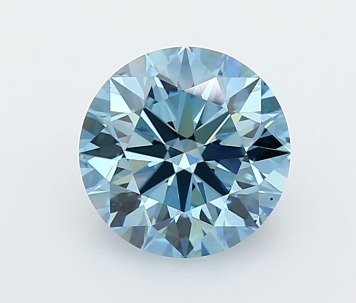 Ideal Loose Diamond - ROUND 1.98ct Fancy Vivid Blue VVS2: Ideal Loose Diamond - ROUND 1.98ct Fancy Vivid Blue VVS2 Source: This is a real non-mined Diamond that has been grown in a lab Shape: ROUND Carats: 1.98 Color: Fancy Vivid Blue Certification: IGI Vide