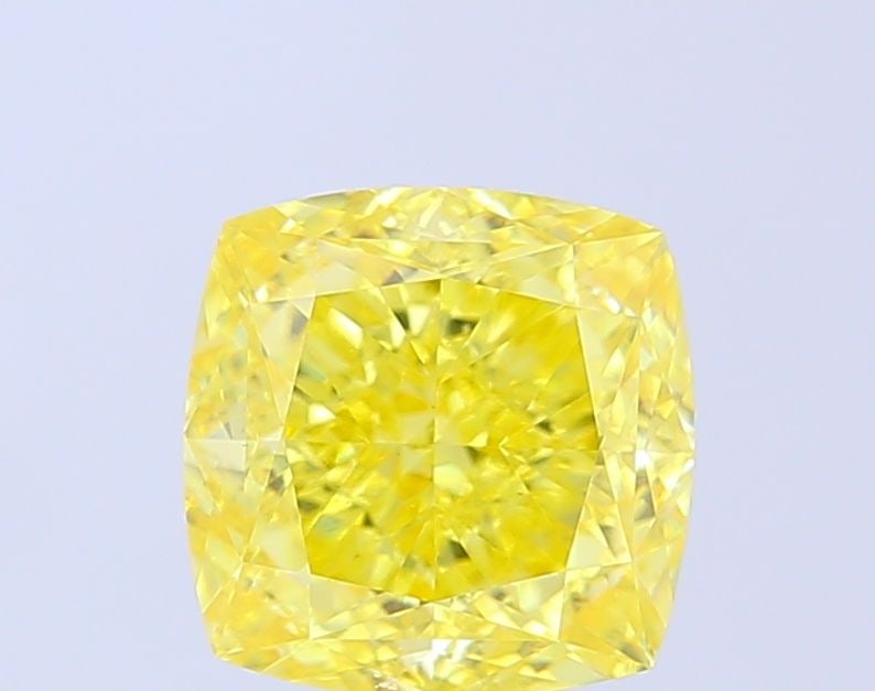 Loose Diamond - CUSHION MODIFIED 3.56ct Fancy Intense Yellow VVS2: Loose Diamond - CUSHION MODIFIED 3.56ct Fancy Intense Yellow VVS2 Source: This is a real non-mined Diamond that has been grown in a lab Shape: CUSHION MODIFIED Carats: 3.56 Color: Fancy Intense