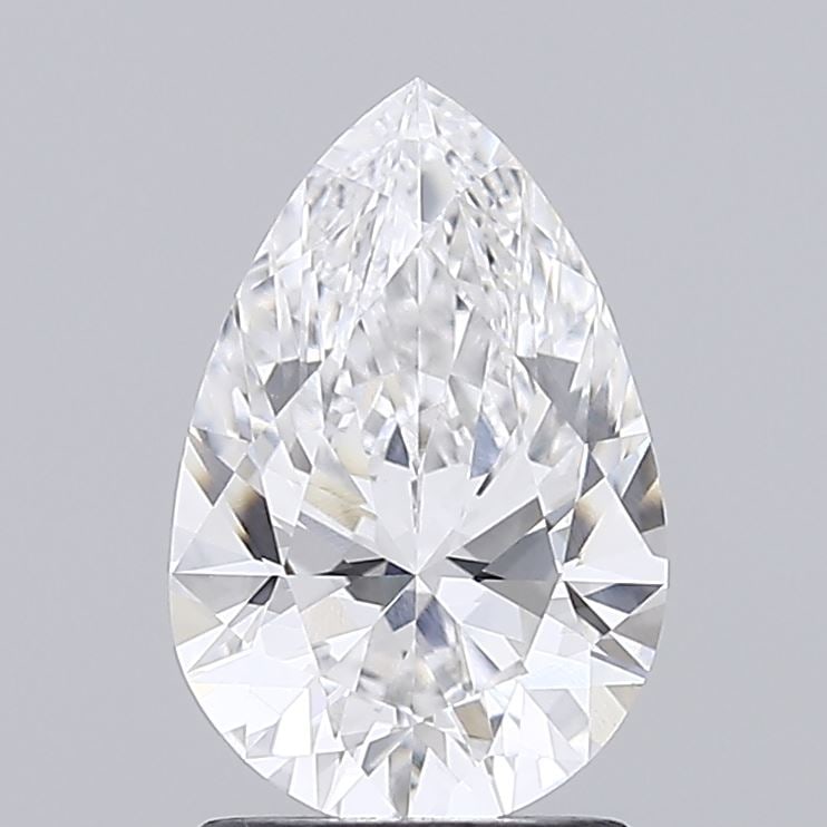 Loose Diamond - PEAR 1.58ct E VVS2: Loose Diamond - PEAR 1.58ct E VVS2 Source: This is a real non-mined Diamond that has been grown in a lab Shape: PEAR Carats: 1.58 Color: E Clarity: VVS2 Certification: IGI Condition: Pre-Owned