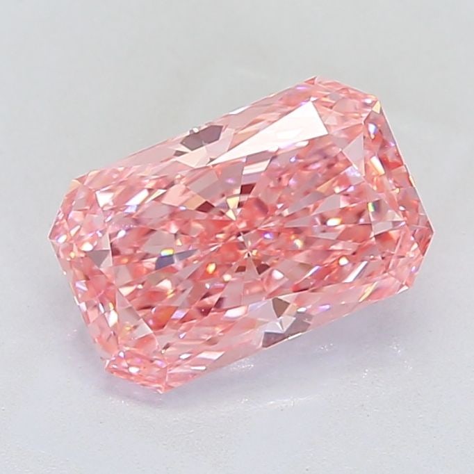 Loose Diamond - RADIANT 3.38ct Fancy Vivid Pink VS1: Loose Diamond - RADIANT 3.38ct Fancy Vivid Pink VS1 Source: This is a real non-mined Diamond that has been grown in a lab Shape: RADIANT Carats: 3.38 Color: Fancy Vivid Pink Certification: IGI Video: