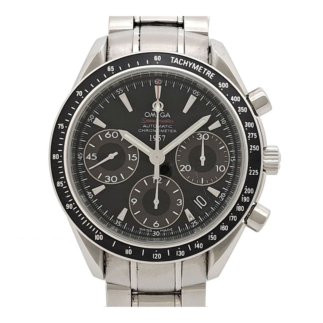 Omega Speedmaster Date Limited Edition 323.30.40.40.01.001 Black Dial Watch: Omega Speedmaster Date Limited Edition 323.30.40.40.01.001 Black Dial Watch This Omega Speedmaster Date Japan Limited wristwatch is a limited edition timepiece produced in Switzerland, with only 2009 