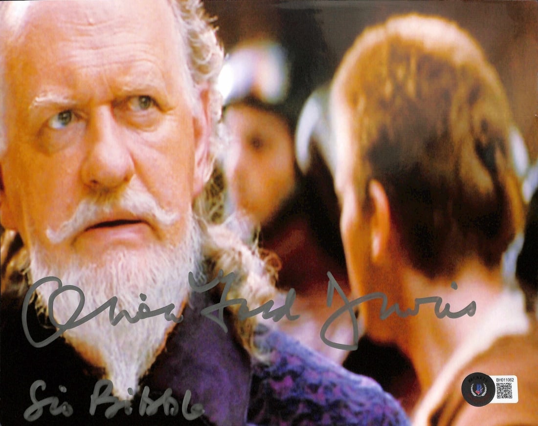 Star Wars Sio Bibble 8x10 Autographed Photo by Oliver Ford Davies Beckett Authenticated: Star Wars Sio Bibble 8x10 Autographed Photo by Oliver Ford Davies Beckett Authenticated This is an autographed 8x10 color photograph signed by Oliver Ford Davies, who portrayed Sio Bibble in Star Wars