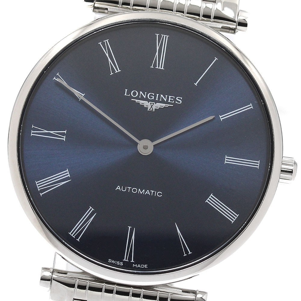 Longines La Grande Classique Automatic Men's Stainless Steel Watch L4.918.4: Longines La Grande Classique Automatic Men's Stainless Steel Watch L4.918.4 This Longines La Grande Classique de la Grande automatic men's wristwatch features a stainless steel case and bracelet with 