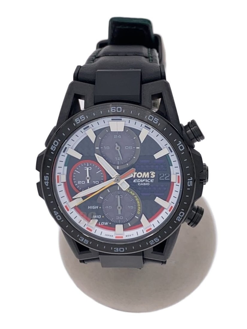 Casio Edifice Toms 50th Anniversary Men's Wristwatch: Casio Edifice Toms 50th Anniversary Men's Wristwatch This CASIO x TOM'S EDIFICE 50th Anniversary Edition men's wristwatch features materials sourced from Japan and offers a high-quality design. It is 