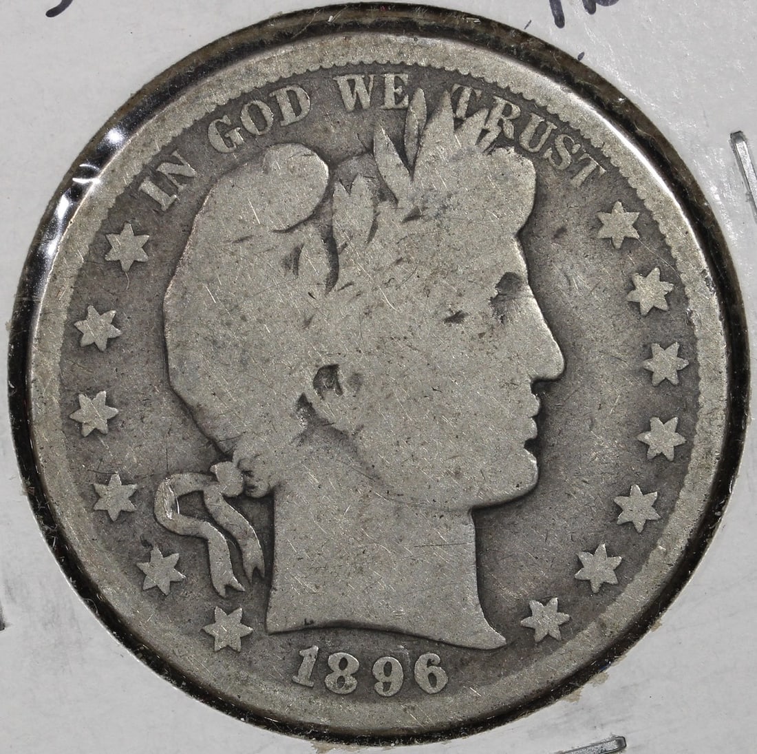 San Francisco 1896-S Barber Half Dollar Silver 50C: San Francisco 1896-S Barber Half Dollar Silver 50C This 1896 Barber Half Dollar was minted in San Francisco and is composed of 90% silver. It is a circulated coin and is considered a key date for coll