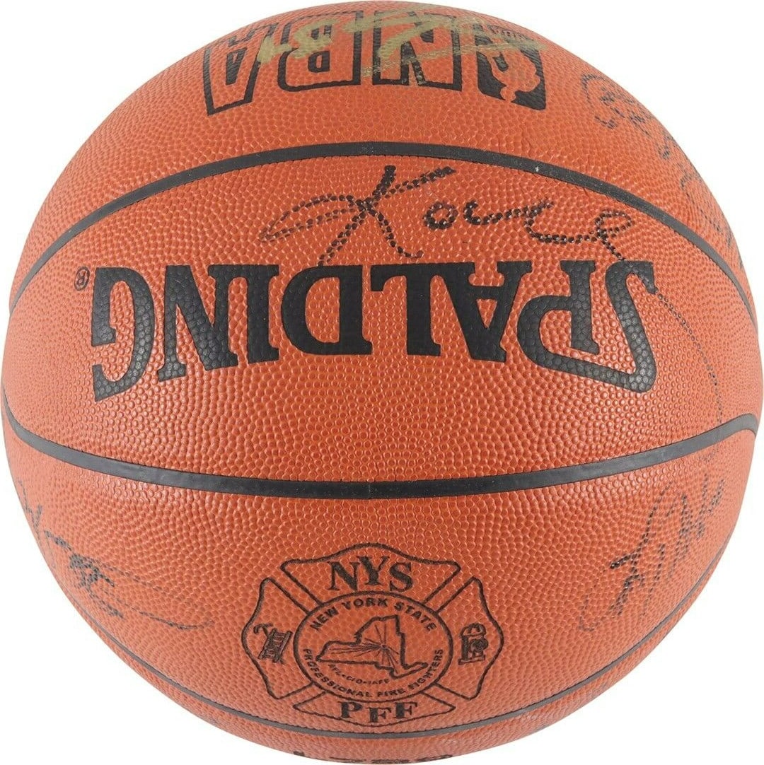 Kobe Bryant 9/11 Charity Signed Basketball Los Angeles Lakers JSA Authenticated: Kobe Bryant 9/11 Charity Signed Basketball Los Angeles Lakers JSA Authenticated This remarkable piece of sports memorabilia is a 2001 Los Angeles Lakers NBA Champions team-signed basketball, commemora