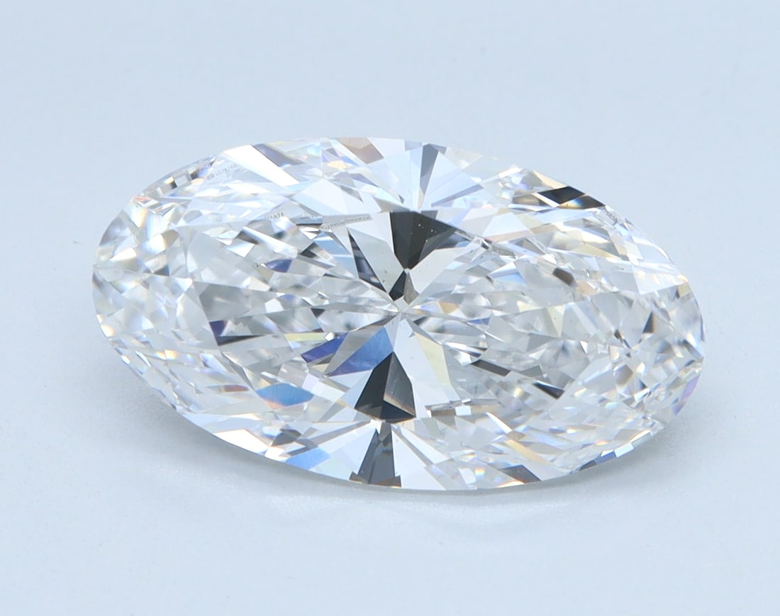 Loose Diamond - MOVAL 3.08ct E VS1: Loose Diamond - MOVAL 3.08ct E VS1 Source: This is a real non-mined Diamond that has been grown in a lab Shape: MOVAL Carats: 3.08 Color: E Clarity: VS1 Certification: IGI Condition: Pre-Owned Additio