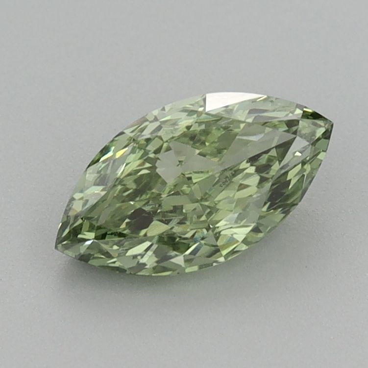 Loose Diamond - MARQUISE 0.81ct Fancy Vivid Green VVS2: Loose Diamond - MARQUISE 0.81ct Fancy Vivid Green VVS2 Source: This is a real non-mined Diamond that has been grown in a lab Shape: MARQUISE Carats: 0.81 Color: Fancy Vivid Green Certification: IGI Ad