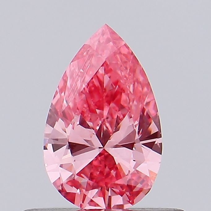 Loose Diamond - PEAR 0.38ct Fancy Vivid Pink VS1: Loose Diamond - PEAR 0.38ct Fancy Vivid Pink VS1 Source: This is a real non-mined Diamond that has been grown in a lab Shape: PEAR Carats: 0.38 Color: Fancy Vivid Pink Certification: NONE Video: