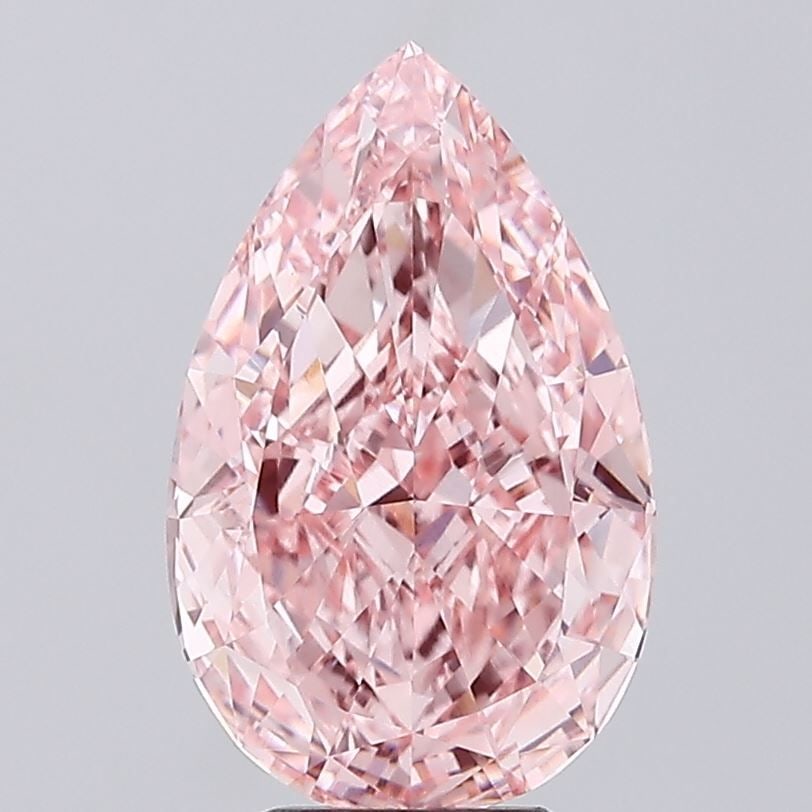Loose Diamond - PEAR 6.01ct Fancy Vivid Pink VVS2: Loose Diamond - PEAR 6.01ct Fancy Vivid Pink VVS2 Source: This is a real non-mined Diamond that has been grown in a lab Shape: PEAR Carats: 6.01 Color: Fancy Vivid Pink Certification: IGI Video: