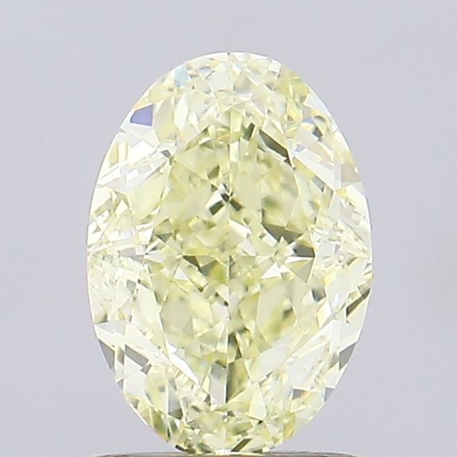 Loose Diamond - OVAL 1.06ct Fancy Yellow VS1: Loose Diamond - OVAL 1.06ct Fancy Yellow VS1 Source: This is a real non-mined Diamond that has been grown in a lab Shape: OVAL Carats: 1.06 Color: Fancy Yellow Certification: IGI Video: